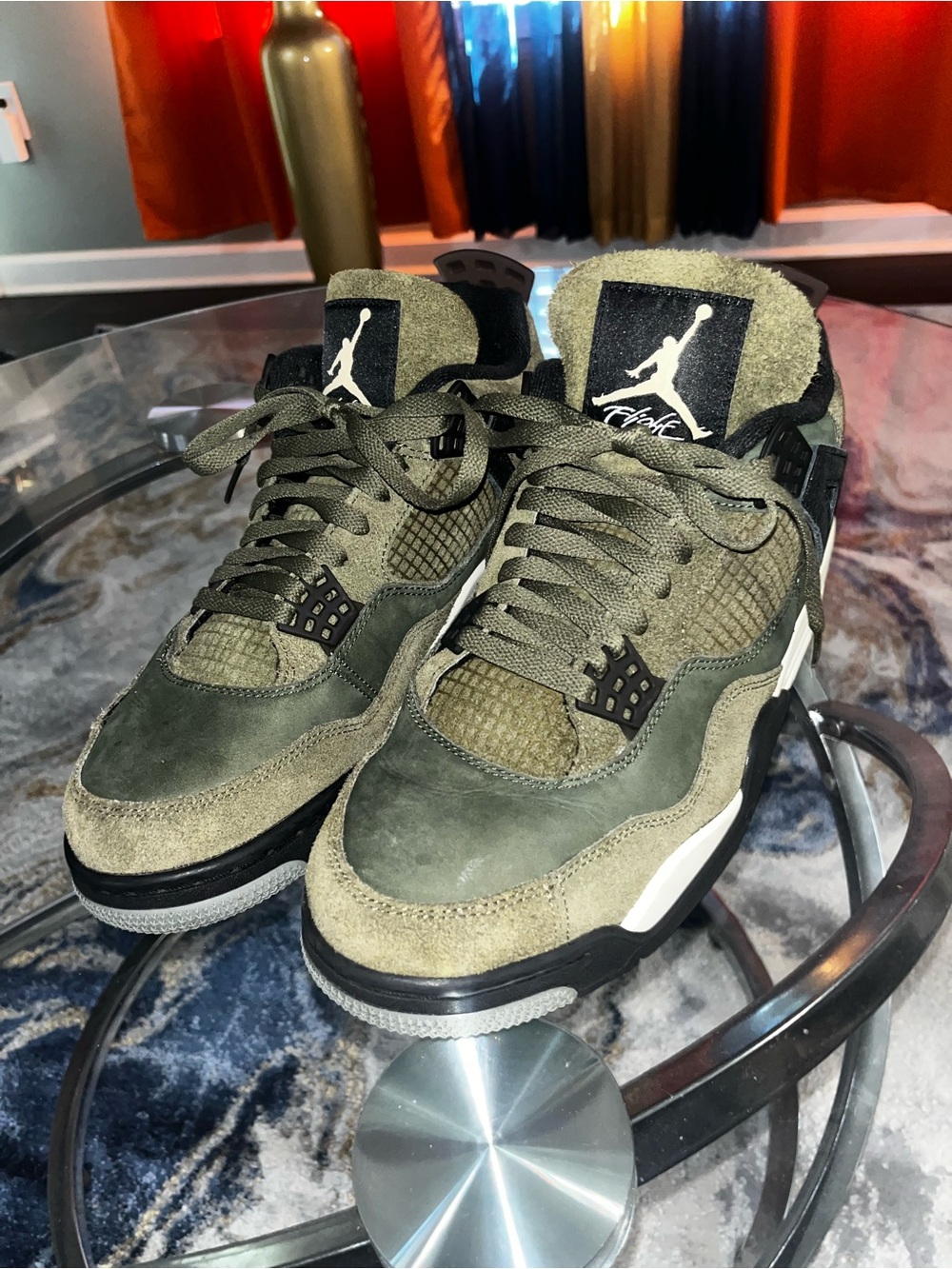 Air Jordan 4 SE Craft 'Medium Olive' - Mens Size 11